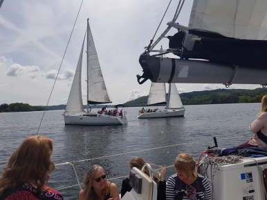 Summer sailing on Windermere