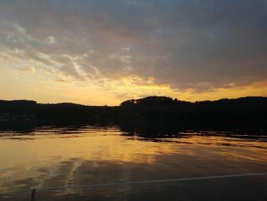 Evening view from 'Maddie Too'